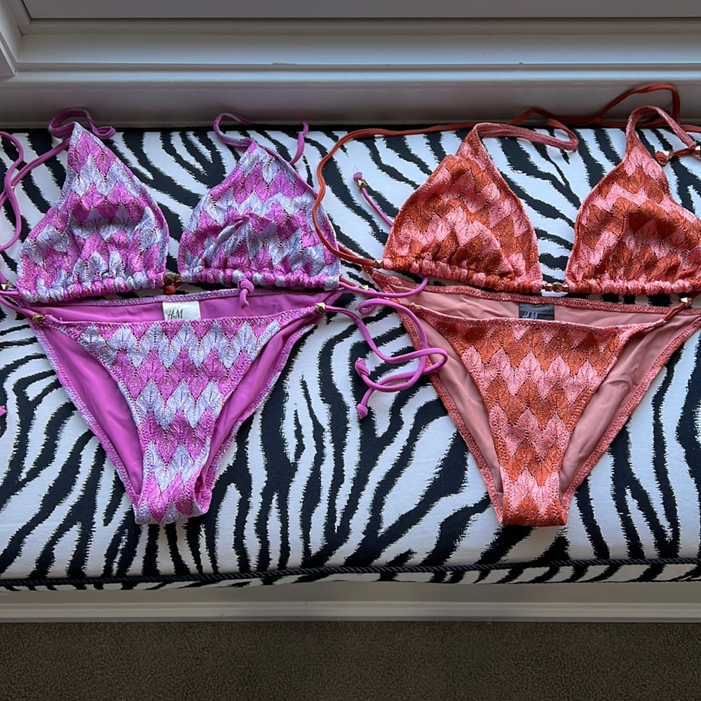 Premade bundle of 2 h&m bikinis